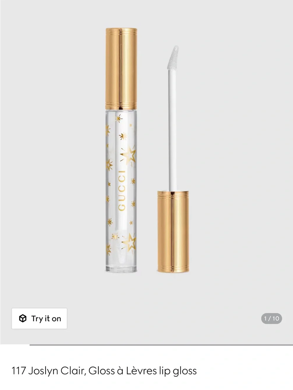 Gucci Gloss à Lèvres is a sheer lip gloss that provides an instant